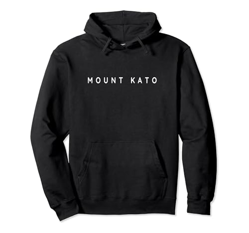 Mount Kato Souvenirs / Mount Kato Ski Resort Modern Font Pullover Hoodie