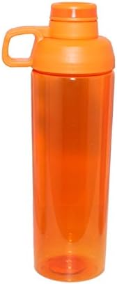 Silver One 25 oz Tritan Plastic Water Bottle with Twist Off Cap &amp; Sipping Spout | Leak/Spill-Proof, Portable for Gym, Hiking, Camping, BPA FREE - By EcoOne