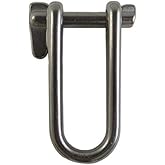 US Stainless Stainless Steel 316 Key Pin Shackle Marine Grade (3/16" 5mm)