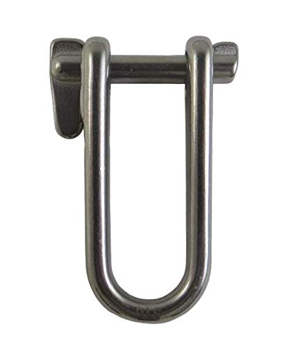 US Stainless Stainless Steel 316 Key Pin Shackle Marine Grade (3/16" 5mm)