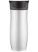 Contigo Autoseal West Loop 1.0 Stainless Steel Travel Mug with Open-Access Lid, White 16 oz