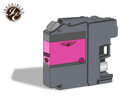 YummyInks â„¢ Brand: Edible cartridge for Brother LC101 / LC103 - magenta