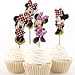 Disney Minnie Mouse Dessert Muffin Cupcake Toppers for Baby Shower Birthday Party (Pack of 24)