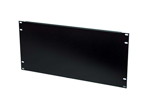 Rackmount 5U Blank Filler Panel with added flanges on top and bottom side for standard EIA310 19" Server Rack in black color