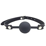 Black Soft Silicone Ball Gag