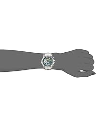 Invicta 'Pro Diver' acero inoxidable reloj Casual de cuarzo de las mujeres, color: plateado (Modelo: 23163)