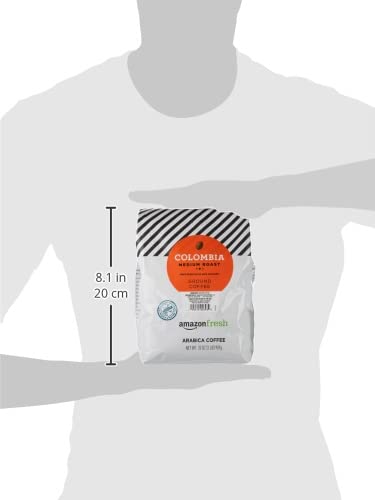 AMAZON FRESH, COLOMBIA GROUND COFFEE, MEDIUM ROAST, 32 OZ