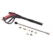 Pressure Washer Gun Accessories Kit: 4000 PSI Power Washer Wand Attachment with High Pressure Extension, Male Adapter Parts & Quick Connect Water Spray Nozzles for Car Washing or Cleaning