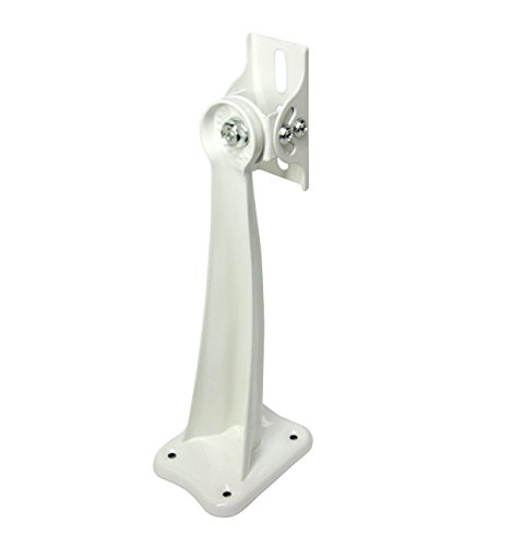 Dericam Universal Indoor Outdoor Wall Mount CCTV Security Camera Mounting Bracket, 8inchs, White