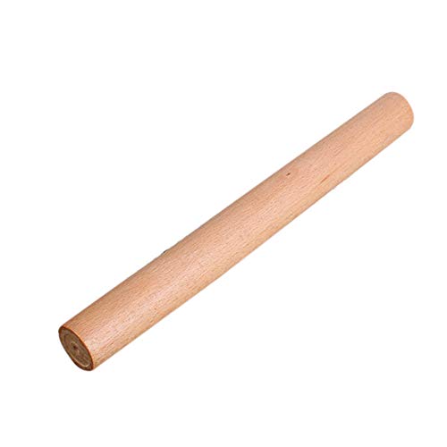 Franterd Classic Wood Rolling Pin Engraved Carved Embossed Kitchen Tool for for Embossed Baking Pizza Dough, Pie & Cookie (2.530cm)