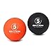 5BILLION FITNESS Massage Lacrosse Balls 2pack, Therapy Massage Ball for Trigger Point Therapy Deep Tissue Massage Myofascial Release,Muscle Roller Ball for Sore Muscles Shoulders Neck Back Foot
