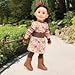 Maplelea Florabundance Dress and Boots Outfit for 18 Inch Dolls Like American Girl, Clothing for Dolls