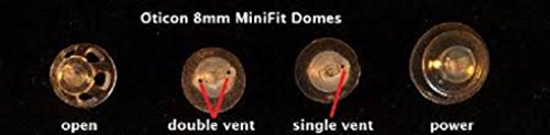 Oticon Minifit Open 8mm Dome Piece (10 Pack)