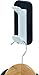 Officemate Magnet Plus Magnetic Double Coat Hook, Black/White (92522)