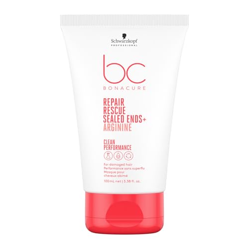 Schwarzkopf Professional Bonacure Repair Rescue Sealed Ends Sérum Et Crème Pour Cheveux Abîmés Complexe De Soins Végan Avec Arginine Moins De Cassage Cheveux Plus Forts Meilleure Maniabilité 100 ml