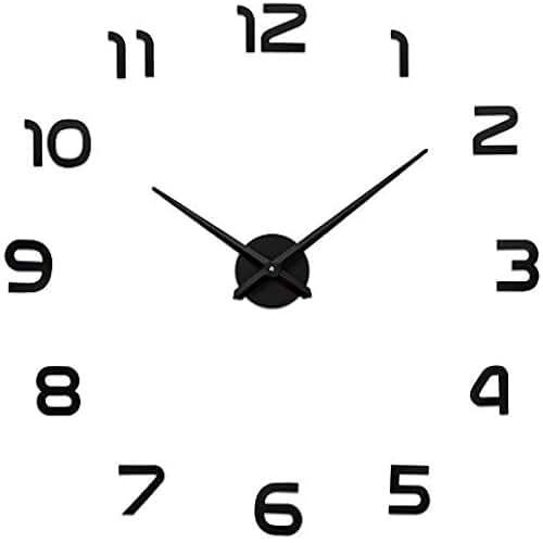 clock hands and numbers