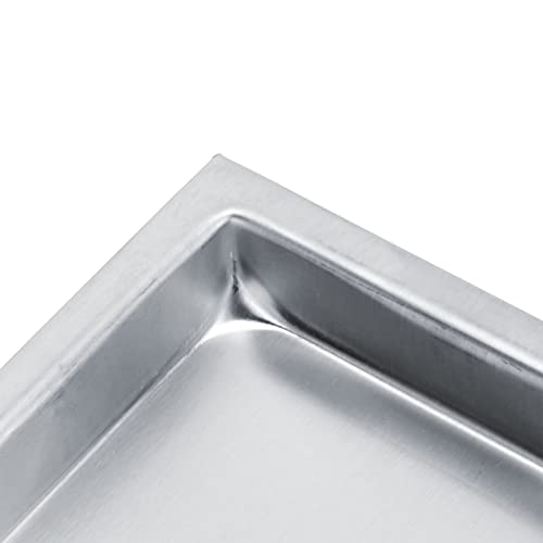 Pissente Bodenablauf, Duschablauf Abflussrinne aus 304 Edelstahl für Küche Badezimmer Kellern, 60 x 10 x 7 cm(100cm) – Bild 8