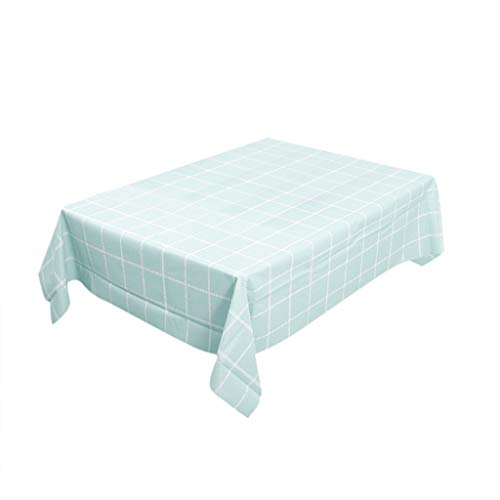 Hunputa Clear Plastic Table Protector PVC Tablecloth Cover Vinyl Table Cloths Easy Clean Waterproof Wipeable Furniture Topper Pad for Dining Living Room Coffee Tables Mat Desk Pad Rectangle