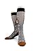 Foot Traffic, Men's Wacky Novelty Socks, Poop Happens (Shoe Sizes 7-12)