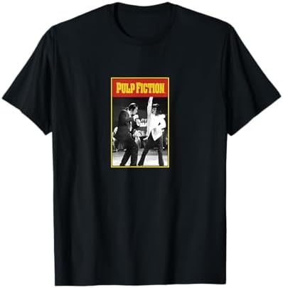 Amazon.com: Bioworld Pulp Fiction Character Collage Men's Black