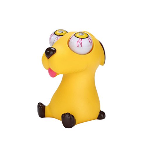 Gocheaper Squishy Toys,Novelties Pop Out Eyes Stress Reliever Squeeze Vent Toys Gift Animal Dinosaur&Dog (Dog) - Thumbnail 3