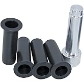 FZJDSD 4Pcs Door Hinge Pin Liners Bushings Kit Compatible with Jeep Wrangler TJ YJ CJ LJ 1986-2006