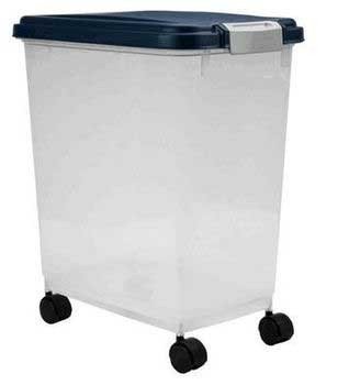 Photo 1 of IRIS USA, Inc. Storage Container W/Air Tight Lid Iris Mp-8 Container 7.5Gal NVY Bowls & Feeding Supplies