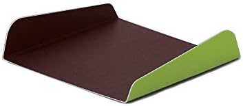 Welcome Home Brands Disposable Presentation Plate 2.8" x 2.8" with Brown Interior &amp; Green Exterior - Pack of 100
