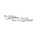 Wall Sticker For Kitchen,Fheaven 58x13CM 