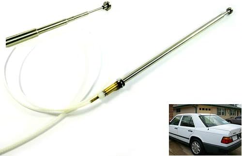 Electric Aerial Power Antenna Mast Radio OEM Replacement Tooth Cable For MB W124 E W126 SE SEL W201 190E R107 R129 SL