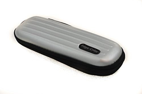 Eva Protective Hard Shell Pen Pencil Case for Organizing Storing School Stationary Supplies (Silver)