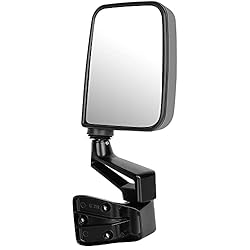 Passenger+Driver Side View Mirror Black Pair Side