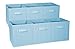 Sorbus Storage Cubes - 11 Inch Foldable Fabric Baskets for Organizing Pantry, Closet, Shelf, Toy Box, Cubby - 6 Collapsible Cloth Cube Storage Bins for Home, Nursery, Playroom, Bedroom (Pastel Blue)