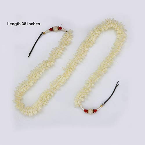 Paradise Hair Bun Gajra Flower Artificial Juda Accessories for Women Red White 60 grams pack of 2 pc 3 Paradise Hair Bun Gajra Flower Artificial Juda Accessories for Women Red White 60 grams pack of 2 pc - Image 3