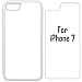 5X Sublimation Blank Cases Compatible with Apple iPhone 7-Rubber-White-Blank Dye Cases and Inserts for Dye Sublimation/Phone Cover/Blank Printable Cases, Made by INNOSUB USA