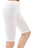 Century Star Women's Modal Over The Knee Length Smooth Short Plus Size Elastic Waist Sport Leggings