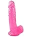 Realistic Dǐldo 7 inch with Strong Suction Cup for Women,100% Medical Grade Silicone