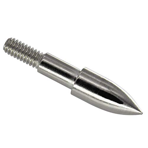image for Maifield 24 Pack Archery Bullet Field Points 5/16 Inch 9/32 in 11/32 I