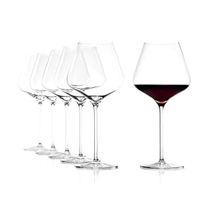 Stölzle Lausitz Copas de Vino de Borgoña Quatrophil Set de 6, 710 ml – Copas de Vino Tino para Borgoña y Pinot Noir – Copas para una Óptima Liberación de Aroma – Resistentes a Lavavajillas y Golpes