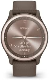 Garmin vivomove Sport Hybrid 40mm Smartwatch Cocoa view 3