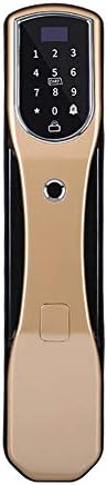 FENGWUTANG Fingerprint Door Lock Security Biometric Touchscreen Lever Keypad Digital Smart Locks Auto Lock with 2pcs of RF Cards for Home Entry/Hotel/Dormitory