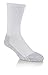 POWER-CUSHIONED Performance Crew Large 6 Pair Pack (White), LARGE (Men's shoe size 9-12)