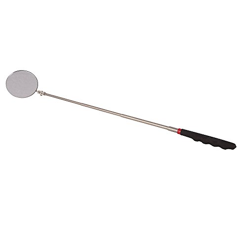 HARDK-Telescoping Inspection Mirror Circular Retractable Handle Flexible Inspection Mirror 360 Rotation