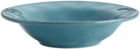 Rachael Ray Cucina Dinnerware 10-Inch Round Serving Bowl, Agave Blue