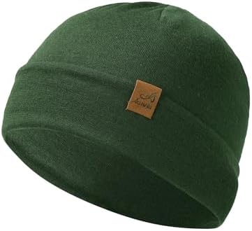 MERIWOOL Beanie for Men and Women - Merino Wool Blend Ribbed Knit