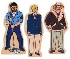 Amazon Com Jay Jay The Jet Plane Wooden Adventure System Tarrytown Captains Wooden Character Set Toys Games