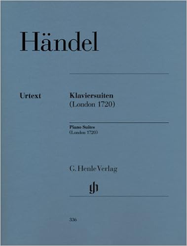 Suites Londres 1720 Piano Haendel Gf 9790201803364 Amazon Com Books
