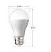 Great Eagle 40/60/100W Equivalent 3-Way A21 LED Light Bulb 3000K Bright White Color (4-Pack)
