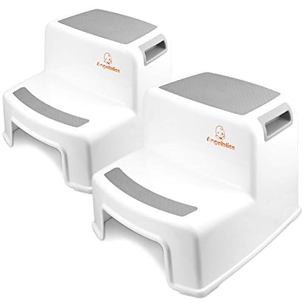 Angelbliss Marche Pieds Enfant 2 Marches Marchepieds Pour Chambre De Bebe Tabouret En 2 Etapes Tabouret