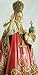 Roman Infant Of Prague With Cross Royal Red Robes 2 x 6 Inch Resin Stone Tabletop Figurine  